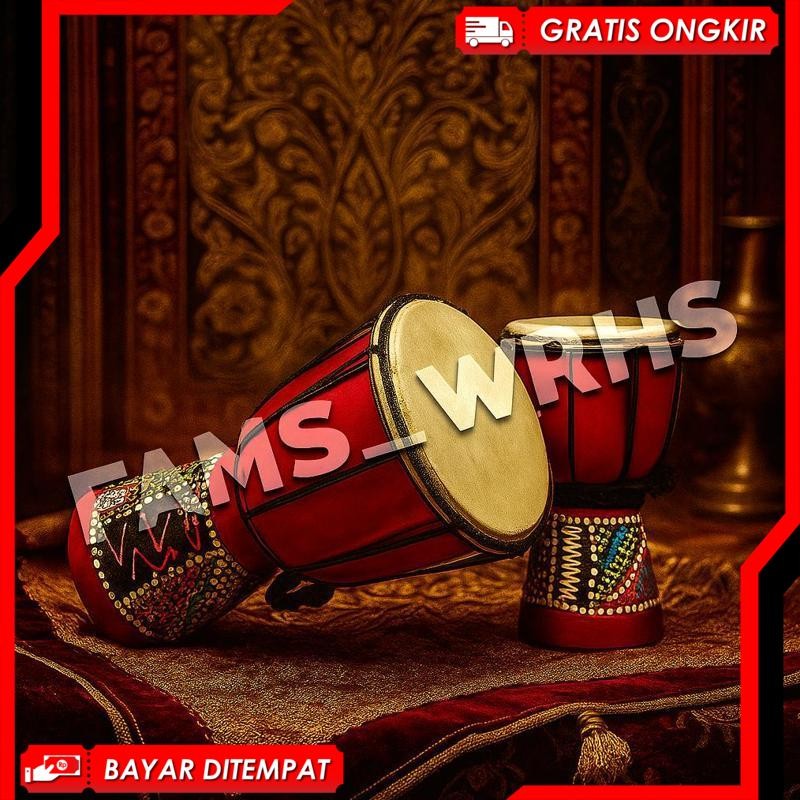 -Bisa Cod- Jimbe Gendang Besar Mainan Alat Musik Tradisional Sw53