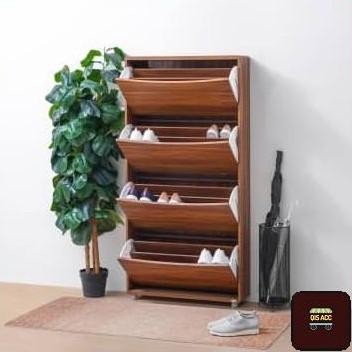 INFORMA MILE Lemari Rak Sepatu Minimalis 4 Tingakat