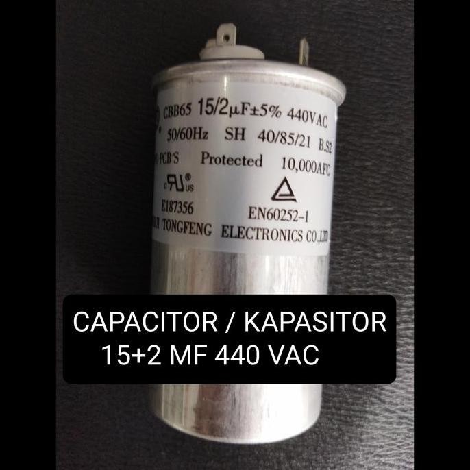 {{{{}}] CAPACITOR AC PANASONIC KAPASITOR AC 15+2MF 440VAC UNTUK OUTDOOR AC