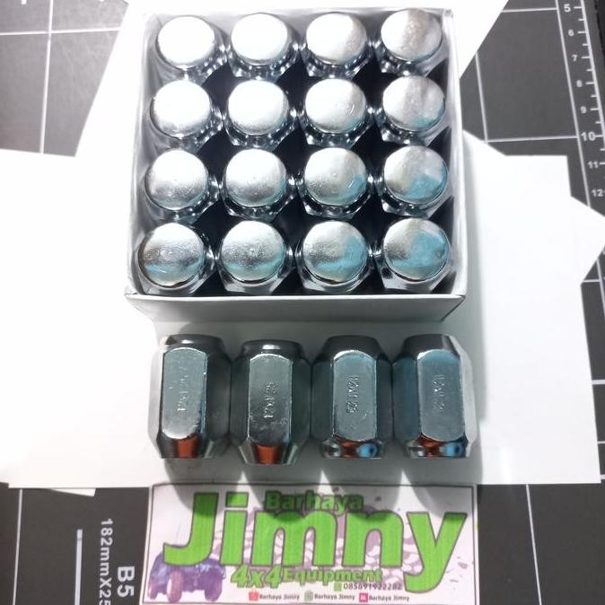 Baut Roda Katana Racing Mur Velg Jimny Chrome Suzuki Carry Futura Restock