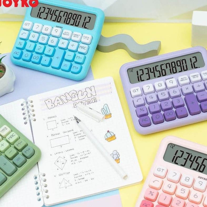 

Calculator Joyko Cc63Dco Pastel Color Kalkulator Korea Dopamin Besar 12 Dit Cek Ulang