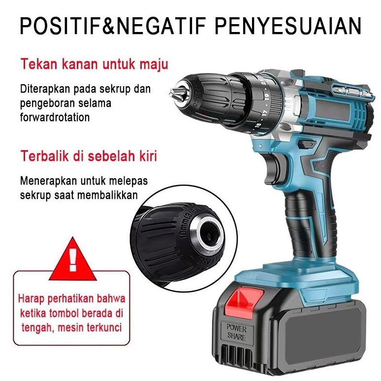 388V/766V Mesin Bor Bor Baterai Tangan Tanpa kabel Bor Listrik Bor Tanpa kabel Mesin Cordless Screwd
