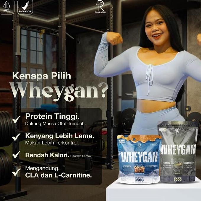 

Terlaris Rimbalife Wheygan Protein 900Gram 2 Lbs Ready Stok