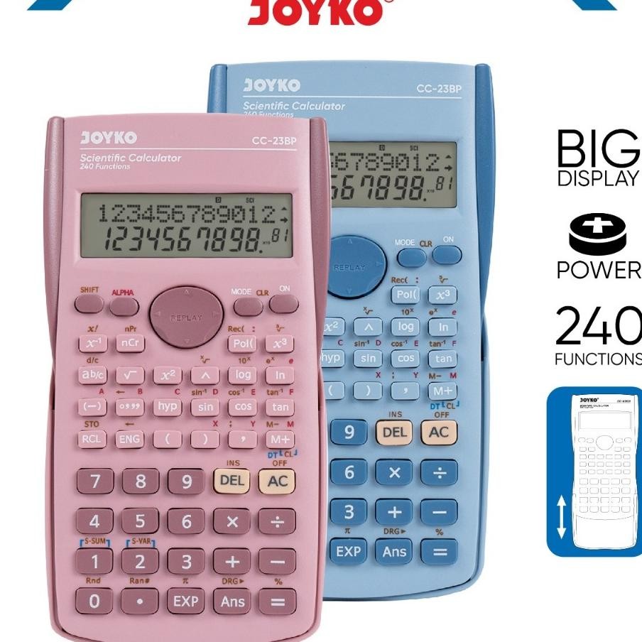 

Scientific Calculator 12 Dit Joyko Cc23Bp