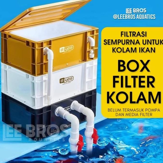 Terlaris Filter Kolam Ikan Koi Hias / Ember Bio Filter Kolam / Tong Filter Kolam Ikan / Trickle Box 