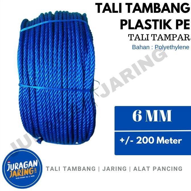 

Tali Tambang Plastik Ukuran Diameter 6 Mm Panjang 200 Meter Kualitas Terbaik Harga Termurah