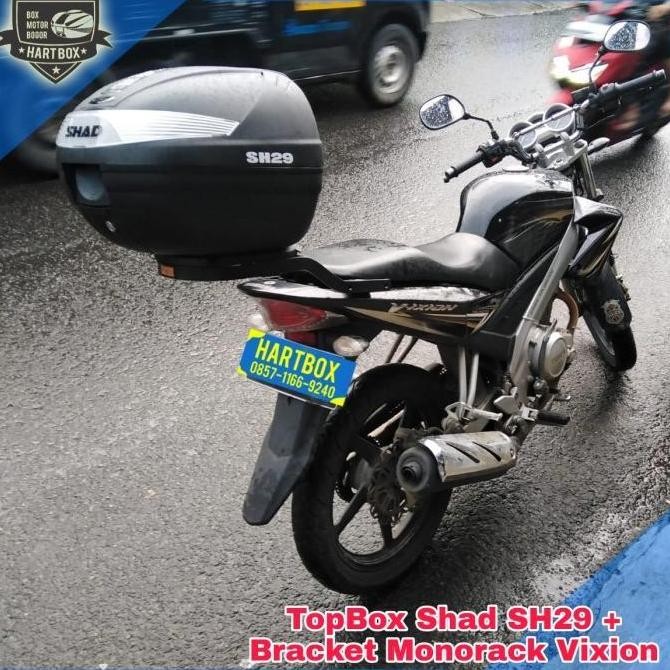 Paket Murah Box Motor Shad SH29 + Bracket Breket Monorack Vixion Old