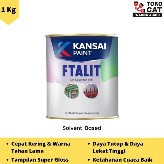

BEBAS ONGKIR - Cat Minyak Ftalit Warna Silver 998 1 Kg
