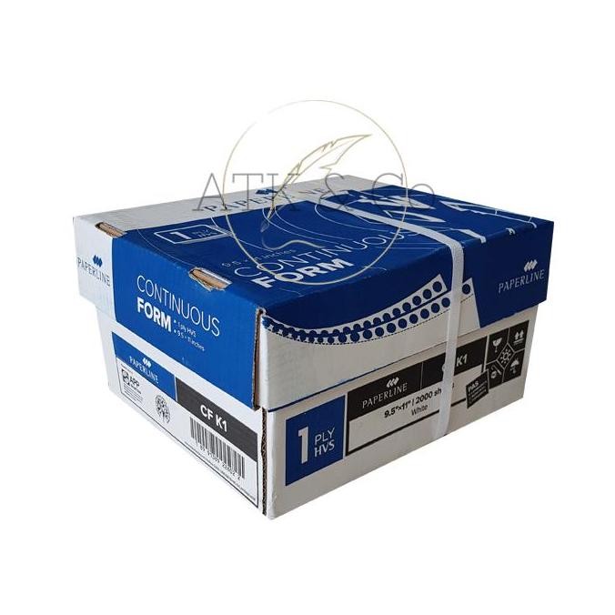 

NEW Continuous Form Paperline 1 Ply 9.5 x 11 Inch (K1 PTH)