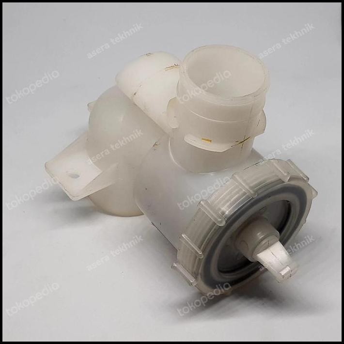 blok pembuangan mesin cuci sanyo + seal dan per