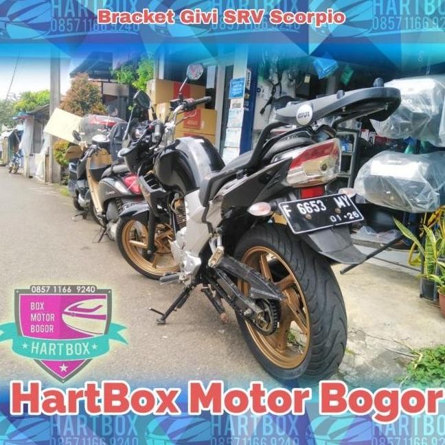 Bracket SRV YAMAHA SCORPIO dudukan besi box hr3 GIVI SCORPIO ROBOT