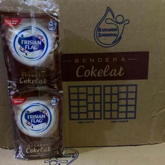

Susu Bendera Frisian Flag Coklat 40Gr 1 Dus Isi 20 Pack
