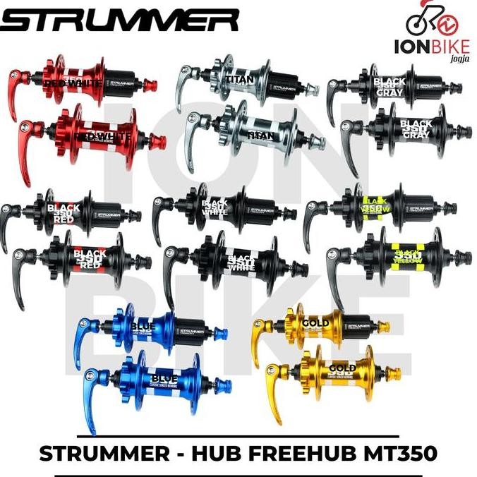 Hub Freehub Strummer Mt350 32 Hole 4 In 1 Bisa Qr Ta Jangkrik Free Hub