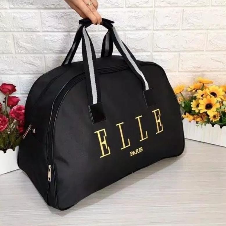 Tas Elle Travel Bag Wadah Pakaian jinjing Besar-TasDuffel-Tas Minggat-Tas Baju Bayi-Tas Mudik Lebara