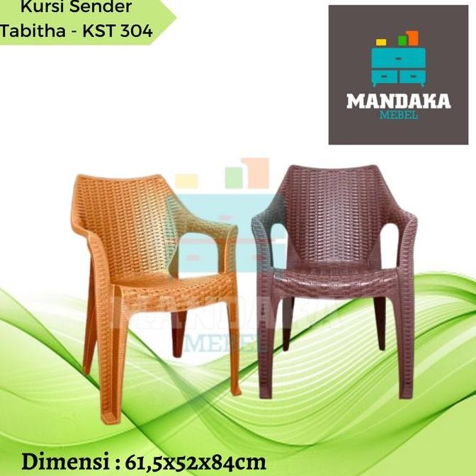 Terbaru Kursi Plastik Santai Kst 304 - Kursi Sender Outdoor Ruang Tamu Teras Balkon