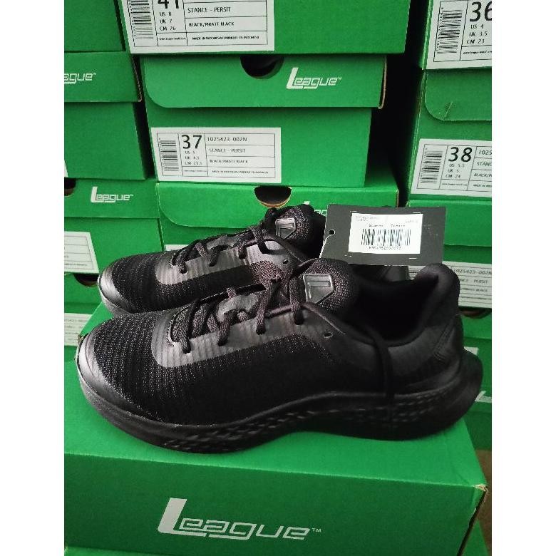 Sepatu Pso terbaru Hitam Legas/League Stance Persit Nugi