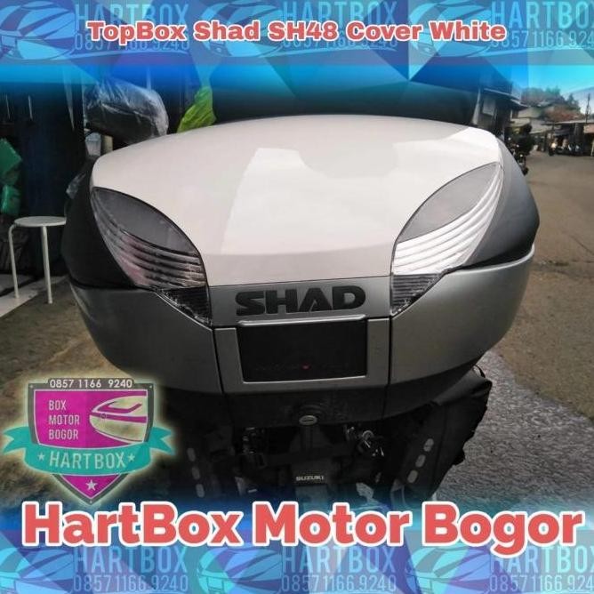 Cover White Shad SH48 Tutup alas atas box motor premium shad sh 48