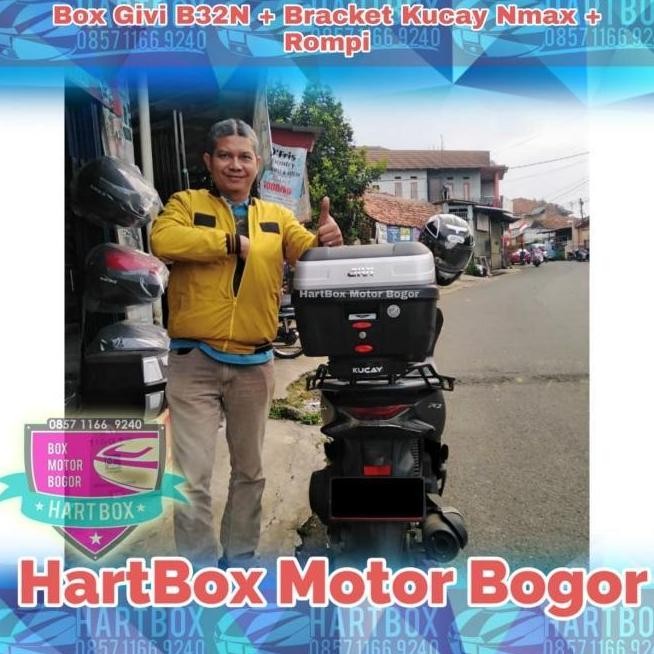 PAKET BOX MOTOR HONDA PCX 150 155 125 BOX MOTOR GIVI B32N GIVI B32