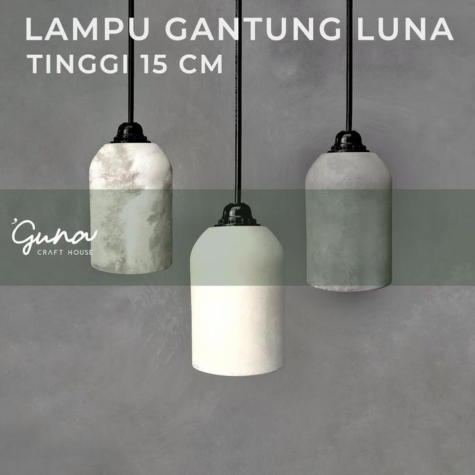 Lampu Gantung Industrial Semen - Concrete Pendant Lamp - Nordic Lamp