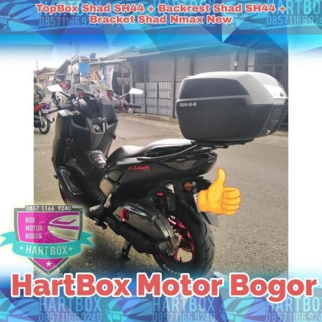 Paket Lengkap Box Shad Nmax New SH44 Yamaha N Max Bracket Ori