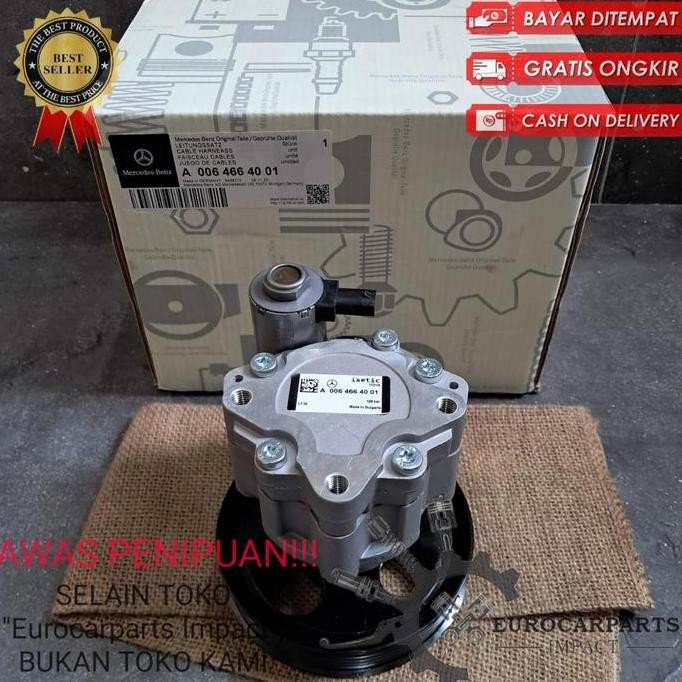 POWER STEERING PUMP MERCEDES BENZ W204 W207 ORINAL A0064664001 POMPA STEERING GENUINE