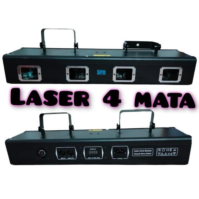 Lampu Laser Panggung Disco 4 Mata
