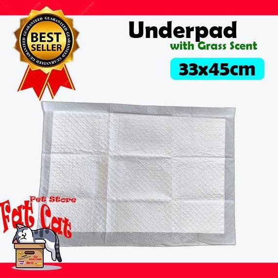 ready [GROSIR] Underpad alas kandang 30x45 cm training pad kucing anjing isi 50pcs