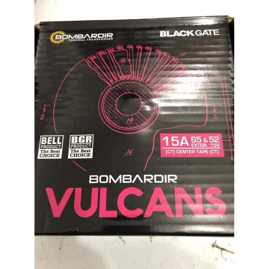 TERBARU - TRAFO DONAT 15A 65V CT VULCANS BOMBARDIR TRAVO TOROID VULCANS BOMBARDI
