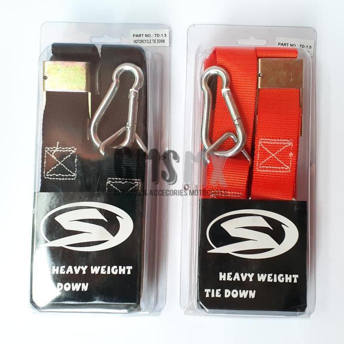 TIE DOWN STRAPS SND , TALI IKATAN MOTOR SND , TALI PENGIKAT MOTOR