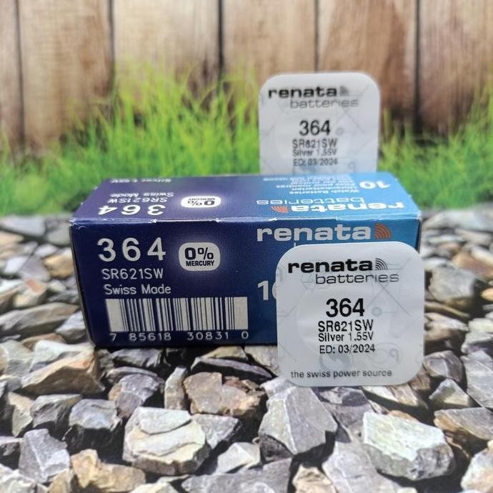 New  Baterai Jam Tangan Edifice EF-305 EF-305D Renata 364 SR621SW Original