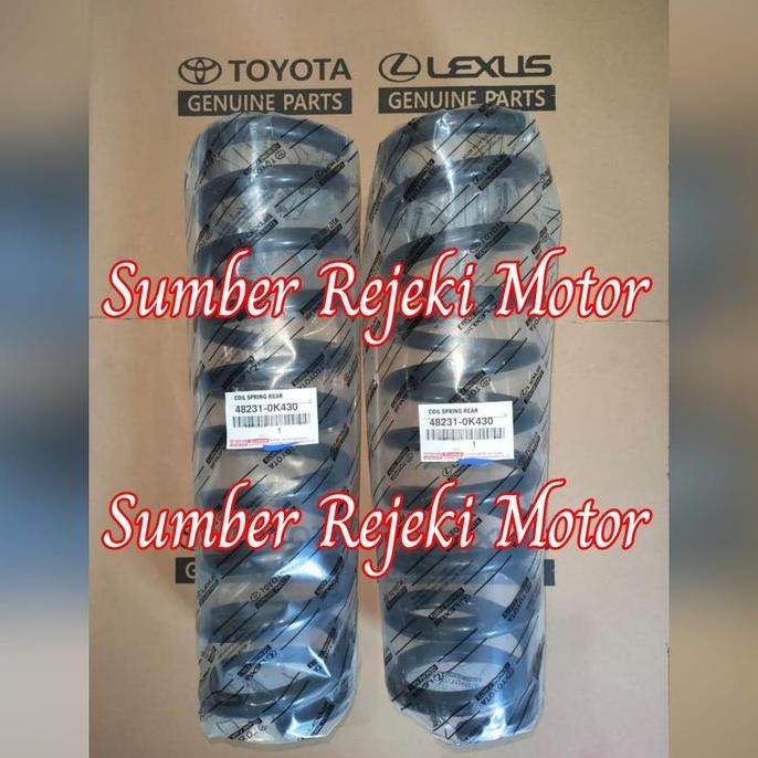 per keong Fortuner belakang coil spring Fortuner belakang asli ORI