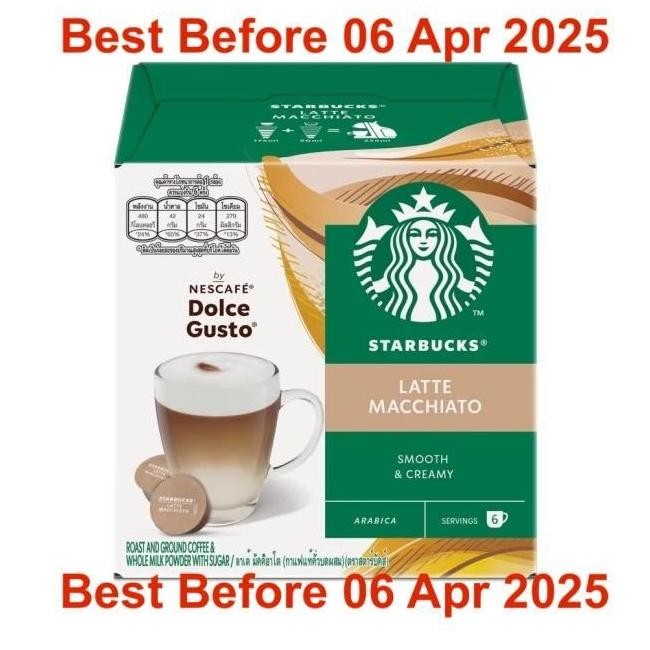 

(PROMO) NESCAFE DOLCE GUSTO NDG STARBUCKS LATTE MACCHIATO COFFEE CAPSULE