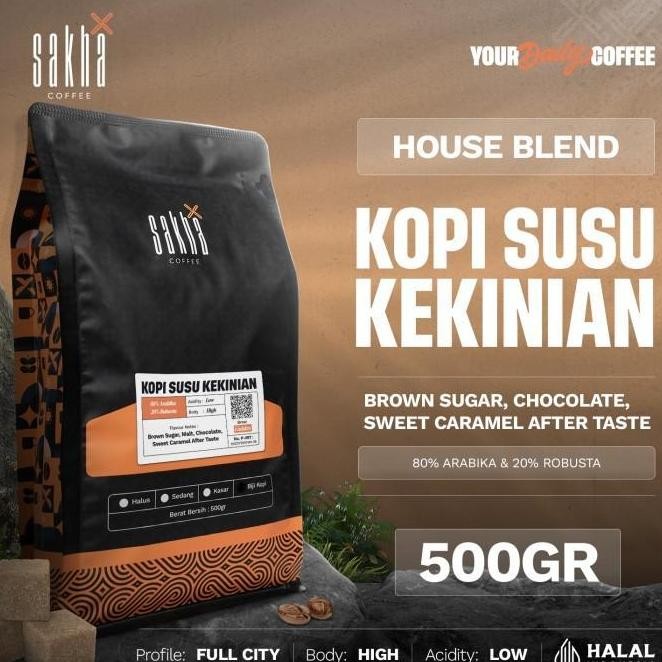 

PROMO ESPRESSO COFFEE HOUSE BLEND FOR ES KOPI SUSU KEKINIAN 500G BIJI BUBUK