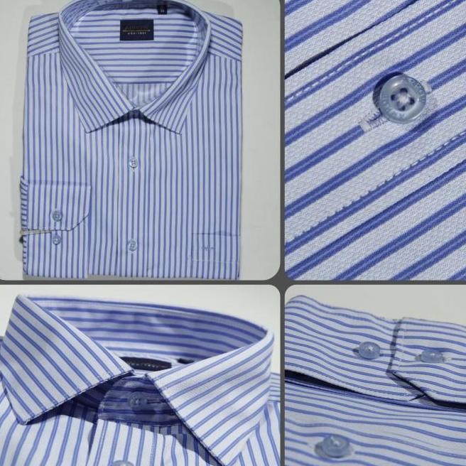 Sale Size 17/Xxxl Kemeja Pria Lengan Panjang Arrow Reguler Fit Motif - 01