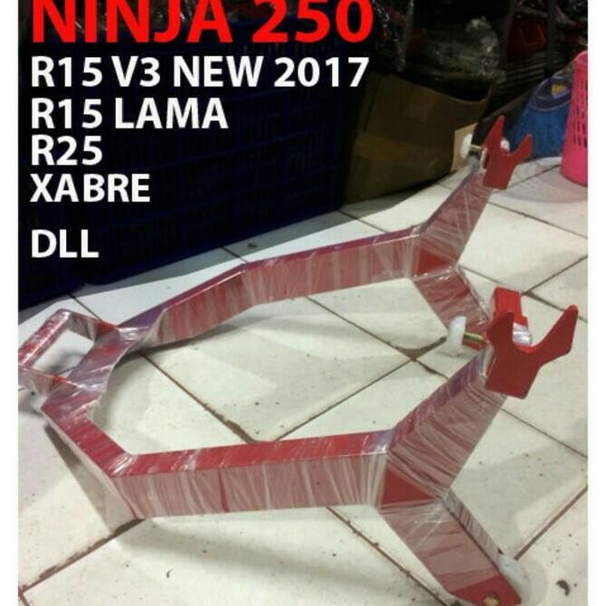 PAKETAN STANDAR PADDOCK /PEDOK NINJA 250 FI DEPAN DAN BELAKANG