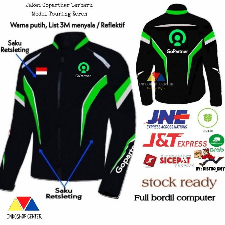 Murah Jaket Motor Gopartner Driver Onlineterbaru Model Touring