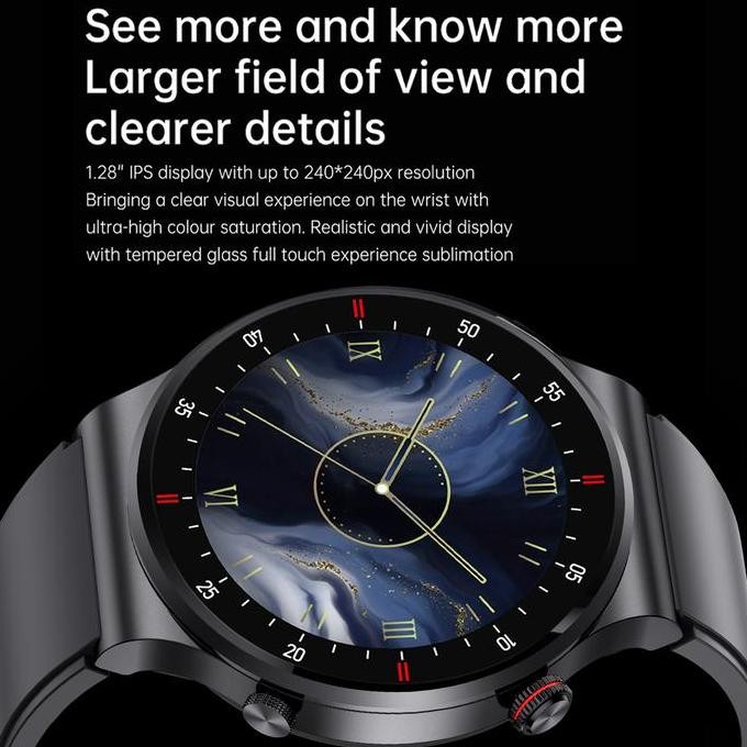 Produk Baru LIGE Jam Tangan Pintar Pria Bluetooth Sport Full Touch Water Resistant Smartwatch