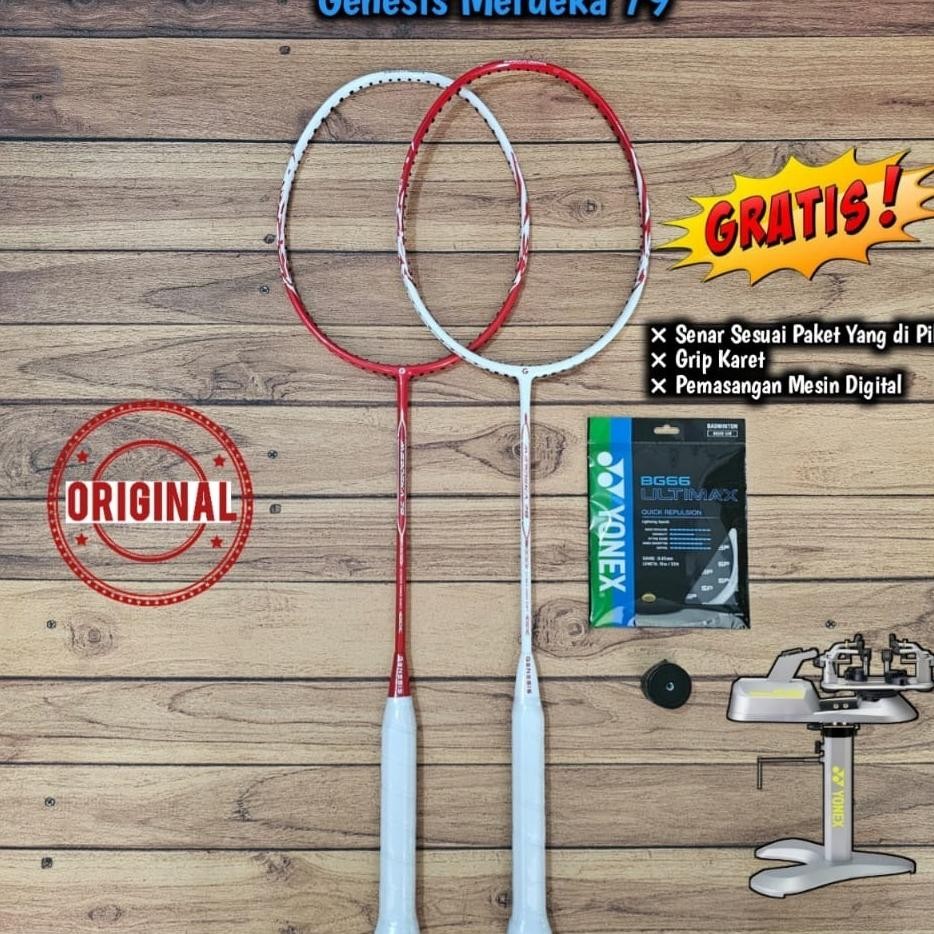 Raket Bton Hq Hiqua Hiqua Genesis Merdeka 5U Full Carbon Raket Hiqua Genesis Edisi Hut Kemerdekaan