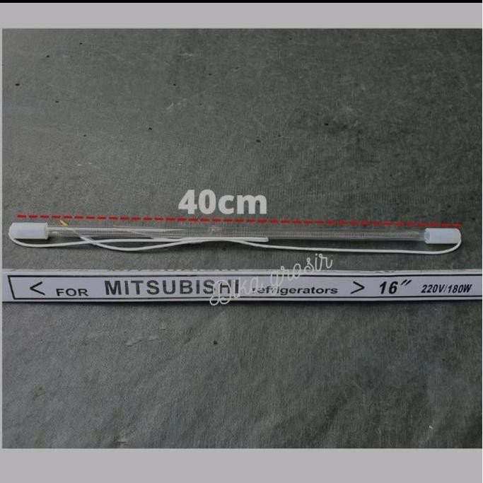 &<&<&<&] Heater Kaca Defrost Mitsubishi untuk Kulkas 2 Pintu Ukuran 16 Inch