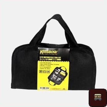 KRISBOW Tool Kit Set Bag Perkakas Motor Mobil Isi 8 Pcs