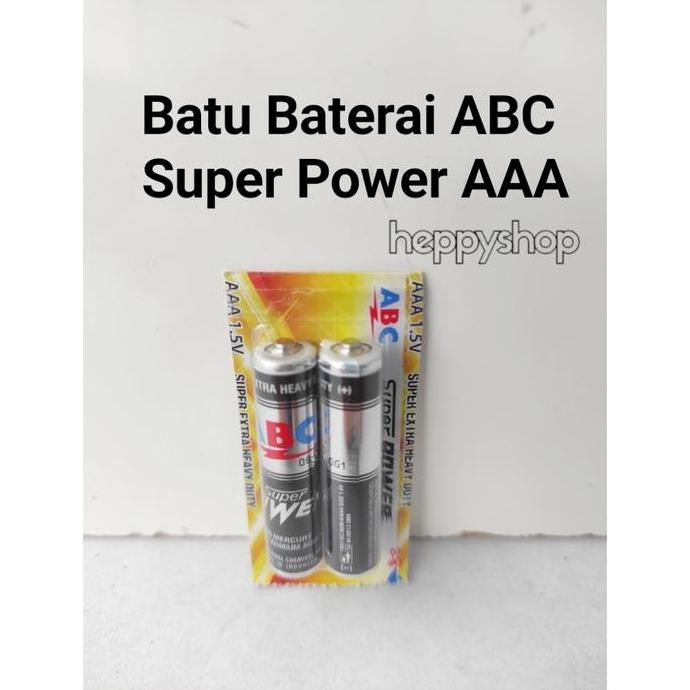 :::::::] Batu Baterai ABC Super Power AAA
