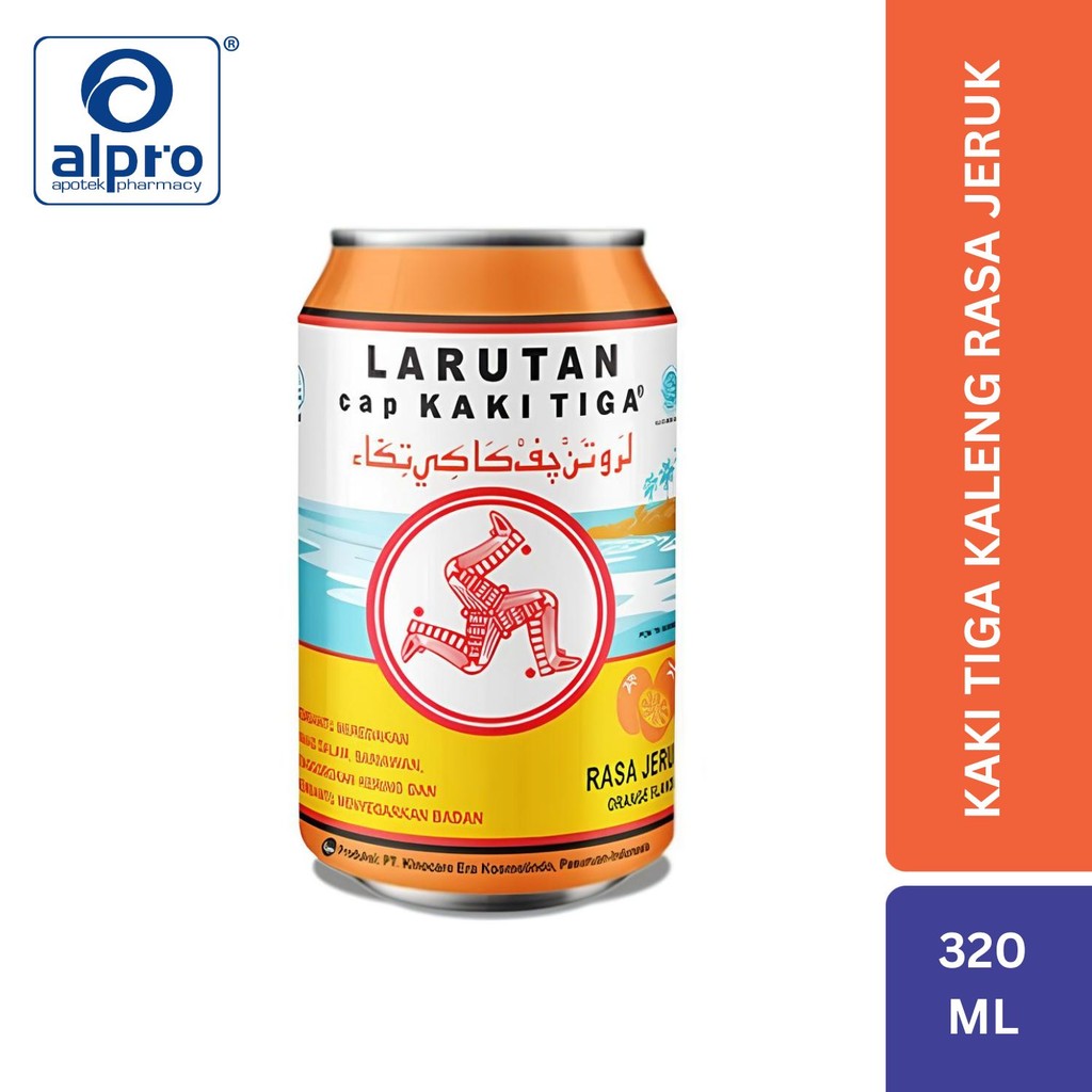 

Kaki Tiga Kaleng Rasa Jeruk 320Ml