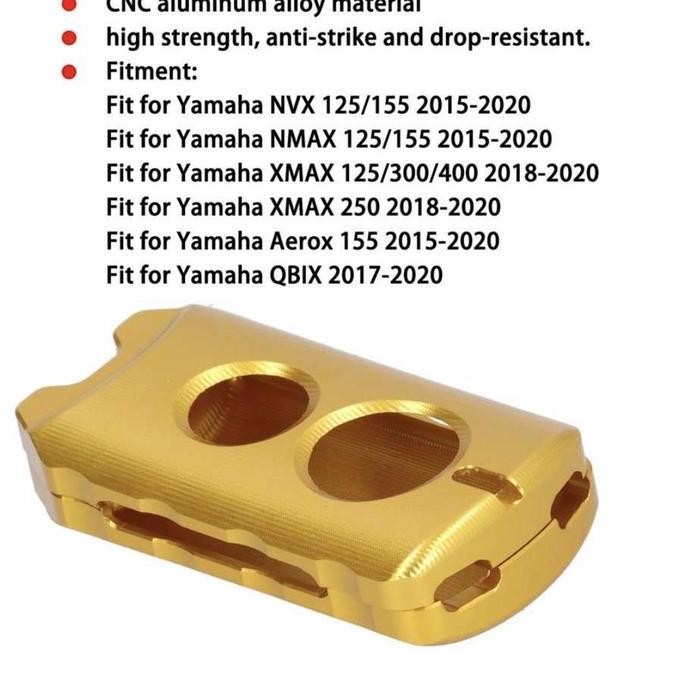 Cover Casing Case Holder Kunci Gantungan Remote Motor Xmax Nmax CNC