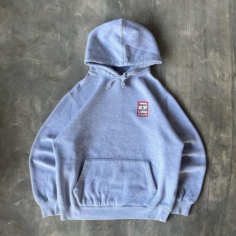 Hoddie Have A Good Time Grey Full Tag Wash