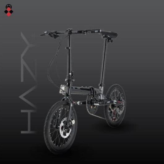 Grosir Sepeda Lipat Camp Hazy 11 Speed Black Grey Folding Bike Garansi Sni
