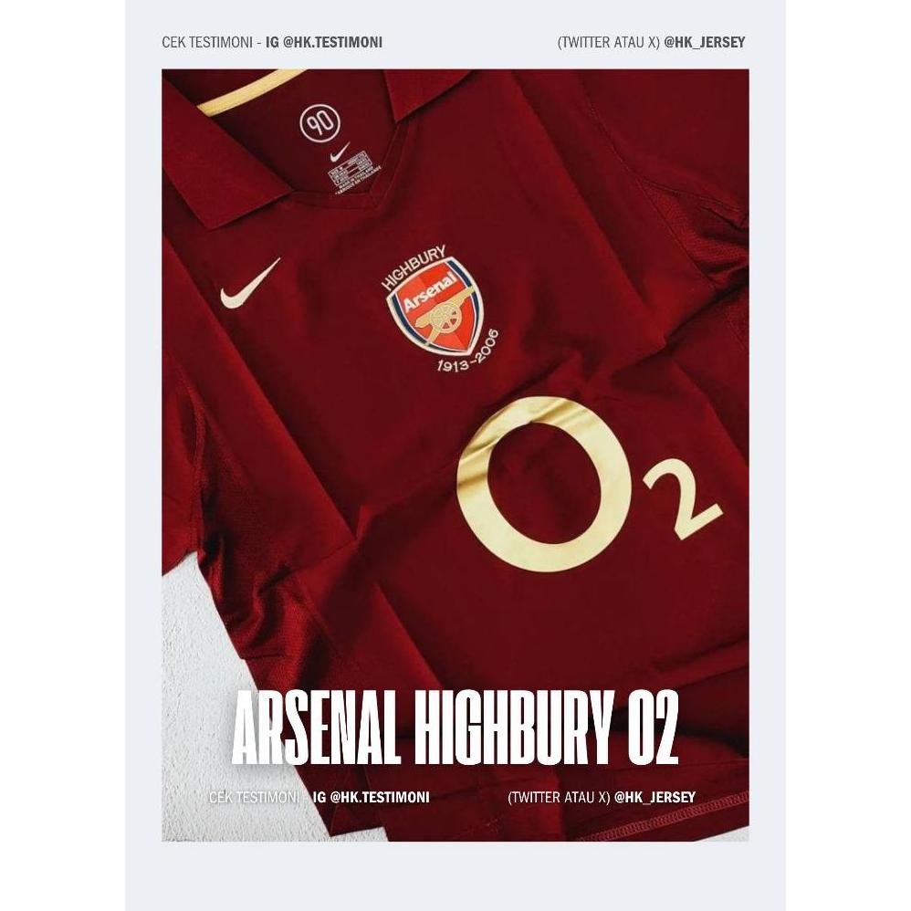 ''Terlaris" Arsenal Highbury Jersey Maroon O2 Murah