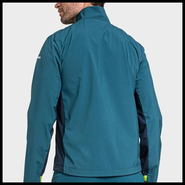 Terbaru Schoffel Avdalen Softshell Mens Green Jaket Hiking Trekking Winter Original