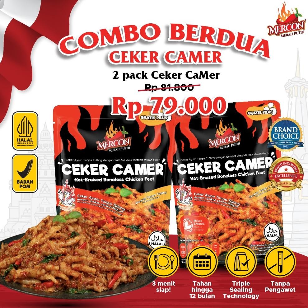 

Mercon Merah Putih - Hemat Combo Berdua || 2 x Ceker CaMer Cakar Mertua || Ceker Mercon Tanpa Tulang