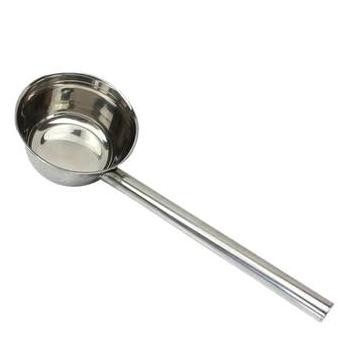 Diameter 12CM Gayung Air Stainless Steel Kecil Gagang Panjang 30CM Awet Kuat Tebal Tahan Panas Food 