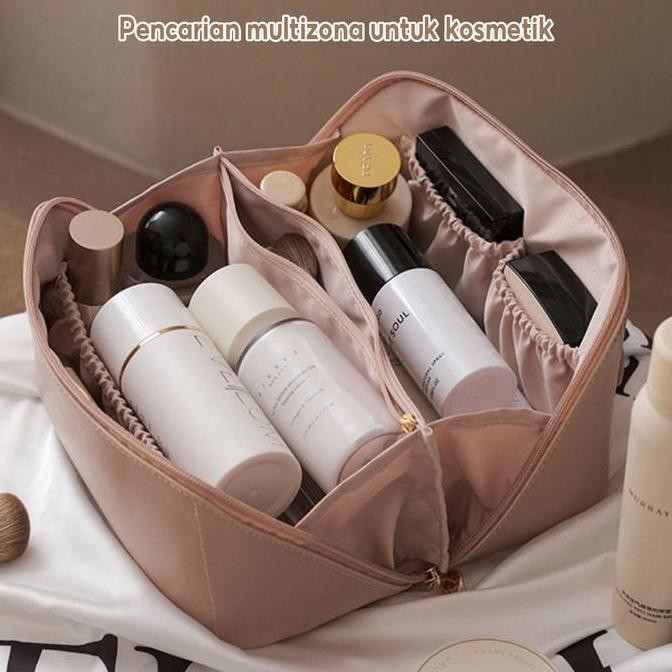Tas Make up Tas Kosmetik Pouch Kosmetik Kapasitas Besar Portabel WS